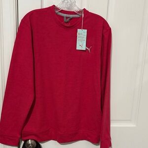 Puma Bold Red Crewneck Sweatshirt